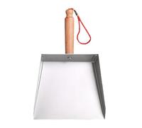 Small Dust Pan, Stainless Steel Dustpan, Portable Wide Sweeping Tool, Multi-Texture Cleaning Accessory for Kitchen, Bathroom, Living Room, Garage, Rv, Patio, and Desk Use