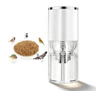 Small Electric Bird Food Grinder, Parrot Seed Mill Rechargeable with Dual Grinding Modes, Adjustable Coarseness and Detachable Washable, 150ml Capacity and Efficient, for Small Bird Feed