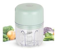 Small Electric Garlic Chopper, Powered Food Processor, 5,12 x 3,54 x 3,54 Inches Portable Vegetable Grinder, Usb Ricaricabile Meals Blender, Cordless Food Chopper for Kitchen Utensils