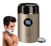 Small Electric Shaver, Portable Face Grooming Tool for Men, Waterproof Beard Trimmer, Ideal for Home and Travel, Compact Electric Razor for Easy Grooming, 1.57x1.57x2.76 inches