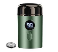 Small Electric Shavers, Shavers for Men, Electric Shavers Men, Portable Beard Trimmer with Compact Design, 1.57x1.57x2.76 Inch Grooming Tool for Home, Green, Gray, Gold and Blue
