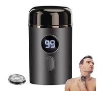 Small Electric Shavers, Shavers for Men, Electric Shavers Men, Portable Beard Trimmer with Compact Design, 1.57x1.57x2.76 Inch Grooming Tool for Home, Green, Gray, Gold and Blue