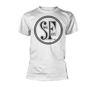 Small Faces Logo (White/Black) autorizzato Uomo maglietta