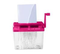 Small Filer - Shredder manuale per la scrivania in ufficio | Macchina di distruzione del file compatto, forniture per ufficio per adulti, studenti, insegnanti, aule scolastiche, fatture