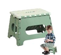Small Foldable Step Stool - Sturdy Waterproof Folding Seat for Kids Safety, Space Saving with Anti-Slip Cover, Cute Chair for Bedroom Bathroom Kitchen Garden, Thickened PP Material, Gift Box Title