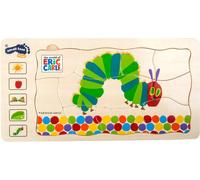 small foot 10431 Layer Puzzle The very hungry caterpillar, made of wood, 5 layer
