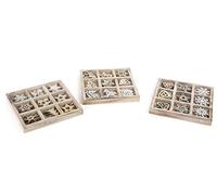 Small Foot 10534 Pendagli Buon Natale, Legno, Natura, 18 x 18 x 2 cm