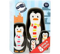 Small Foot Matrjoška famiglia di pinguini