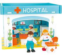 Small Foot Design – Casa da gioco Ospedale in legno per bambole – 10857