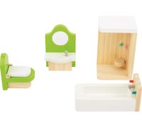 Small Foot 10872 Wooden Furniture for The Bathroom in a Dollhouse, Including a w