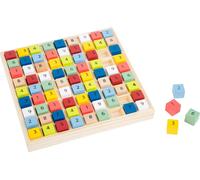 small foot 11164 Sudoku colorato "Educare" in legno, con 81 cubi numerici dai co
