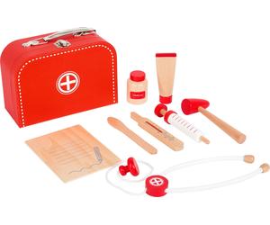 small foot 11183 Play set "doctor's case" made of wood, incl. syringe, stethosco