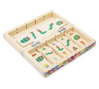Small Foot 11342 Raupe Nimmersatt Bildersortierbox, aus Holz, Koordinationsspiel