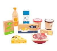 Small Foot 11441 Frozen and Chilled Food Set Fresh, Made of Wood, Accessories fo