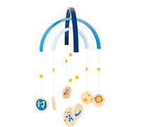 Small Foot 11451 Space, Legno, giostrina per Neonati con Stelle e Figure dello Spazio. Decorazione, Multicolore, Normale