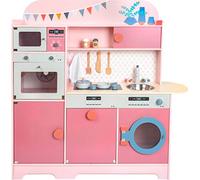 Small Foot 11465 Cucina per Bambini Sogno di Bambina, in Legno, Cucina Multifunzionale, Gioco di Ruolo