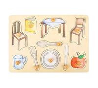 Puzzle in legno Oggetti quotidiani Small Foot