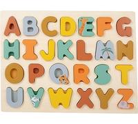 small foot 11703 Puzzle tematico ABC in legno, a partire dai 2 anni