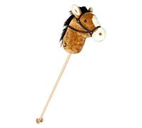 Small Foot 11718 Cavalluccio Nico in Legno e Peluche, Marrone, con Suoni, a Partire dai 3 Anni