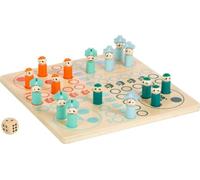"Small Foot 11725 Ludo ""Pirati"" in legno, gioco di società per fino a quattro persone, gioco da tavolo, dai 4 anni in su"