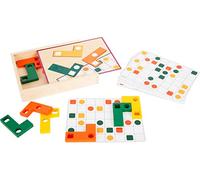 Small Foot 11728 Gioco Legno Tetris, didattico e Puzzle per Imparare Le Forme, promuove Il Toys