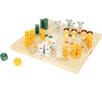 small foot 11765 Ludo "Safari", for six players, with steppe animals, foldable g