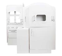 Small Foot 11800 Cucina per Bambini in Cartone Fai da Te, Una Grande Cucina per Piccoli cuochi stellati, dai 3 Anni