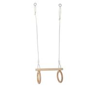 small foot 11909 Trapeze w/Wooden Gymnastic Rings, for mounting on Swing or Clim