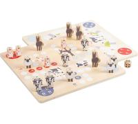 small foot 12228 "4 Friends" Games Collection, with farm animal motifs, wooden g