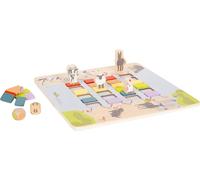 small foot 12235 Bridges Game"Rainbow Bridge 4 Friends", wooden dice game w/anim