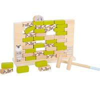 small foot 12237 Wobbly Wall"4 Friends", child-friendly parlour game incl. two h