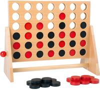 small foot 1981 parlour game "Four in a row" made of wood, classic competition s
