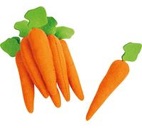 Small Foot 4425 Natur Toys, set da 7 pezzi, ottima aggiunta per negozi di mercanti, cucina per bambini o giochi di ruolo, arancione