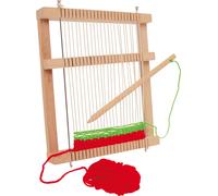 small foot 6889 "Compact" wooden weaving frame, incl. reversible comb and wool,
