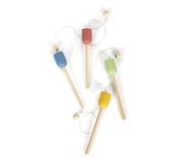 small foot "Acchiappa la pallina" in legno, set da 4, gioco di abilità per grandi e piccini, per bambini dai 3 anni, 12609