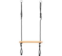 small foot trapezio con anelli da ginnastica Black Line, robusta altalena in leg