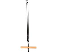 small foot Altalena a trapezio Twist "Black Line" in legno, altalena utilizzabile in maniera versatile, regolabile in altezza, indoor e outdoor, per bambini dai 3 anni, 12675