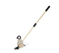 small foot Animale da Spingere Pinguino in Legno, Aiuta Durante i Primi Passi, per Bambini dai 18 Mesi, 12494, Colore Colorato