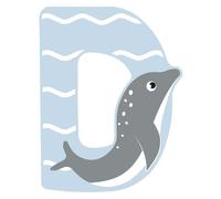 Small Foot - Animali in legno Bambino Lettera - D
