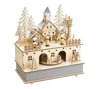 Small Foot Carillon in Legno con Luce Villaggio Invernale