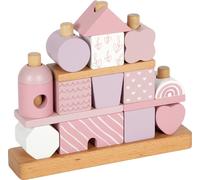 Small Foot Casa Impilabile in Legno Pastello