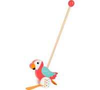 Small foot cavalcabile pappagallo Lori - spingibile in legno per i primi passi