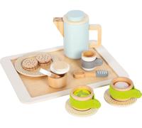 small foot Coffee and Tea Set, wood, 15 pcs. kitchen toy, role play for kids age