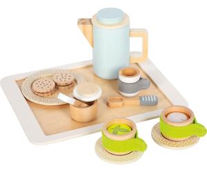 small foot Coffee and Tea Set, wood, 15 pcs. kitchen toy, role play for kids age