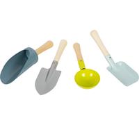 Small Foot Compact Hand Shovel Set Made of Wood & Metal, Garden aids for Kids Ag