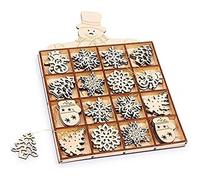 Small Foot Company Legler 6675 - Figurine in Legno da Appendere in Scatola Pupazzo di Neve