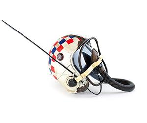 Small Foot Company Nostalgico Elmo Bianco da Pilota Nostalgico Elmo Bianco da Pilota, Metallo, Multicolore