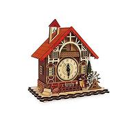 Small Foot Company Orologio «Casa a Traliccio» Orologio «Casa a Traliccio», Legno, Multicolore
