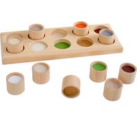 Gioco sensoriale in legno Pexeso per mani