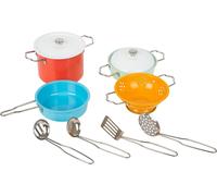 Small Foot Cookware set with metal accessories, for the play kitchen, role-playi